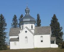 Side view of the church; Government of Saskatchewan, J. Kasperski, 2005.