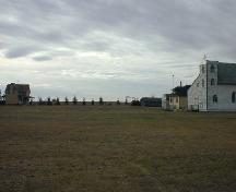 South-looking view along the streetscape of the Kipling and District Historical Museum Site, 2004.; Government of Saskatchewan, Brett Quiring, 2004.