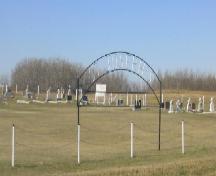 View of the cemetery, 2005.; Government of Saskatchewan, J. Kasperski, 2005.