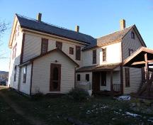 136/138 St. George Street, Annapolis Royal, N.S., south east elevation, 2005.; Heritage Division, NS Dept. of Tourism, Culture and Heritage, 2005