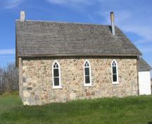 Side view of the church,; Government of Saskatchewan, J. Kasperski, 2005.