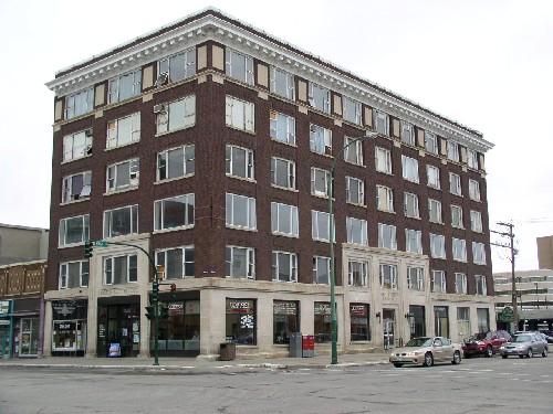 Street facades of the building