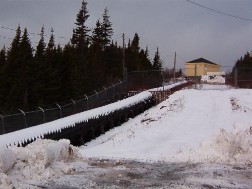 Port Union Hydro-Electric Station- wooden flume 