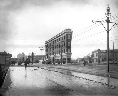 View looking west