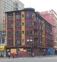 Hastings and Carrall Street facades
