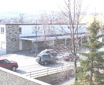 Top view of the front façade of the current Brunswick résidence funéraire; Town of Edmunston