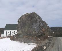 View of Bell Rock looking northwest along Port Kirwan Road. Photo taken April 2006.; HFNL 2006/Andrea O'Brien