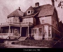 Showing south east elevation in early 1900s; Elmwood Inn