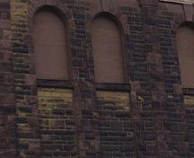 closeup of window feature; Town of Sackville