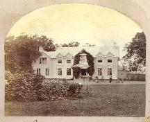 Showing south elevation when Judge Peters resided there; PEI PARO Accession #3466/74.27.3.64