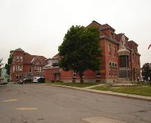View from the corner of Main and Maple Streets; Carleton County Historical Society