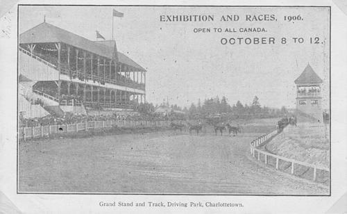 Judges' Stand at right of photo