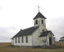 View northwest at front and south elevations, 2005.; Government of Saskatchewan, Marvin Thomas, 2005.