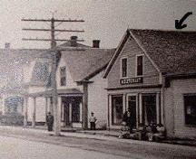 People in front of H.O. Stewart General Store on Main Street, Rexton.; Village of Rexton