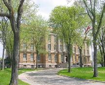 Looking north-east from Queen Street East; City of Sault Ste. Marie