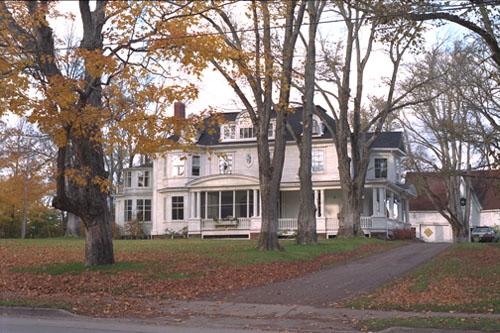 Allison House in autumn