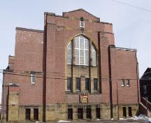 St. John's United Church - western façade - 2005.; Moncton Museum