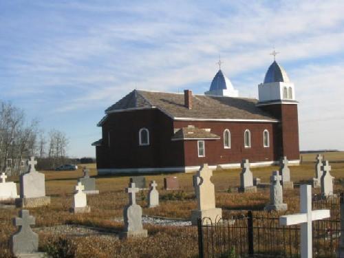 Close up of headstones in cemetery