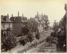 Showing streetscape in 1893; PARO PEI Accession #:  3218/61