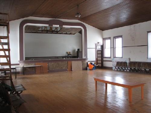 Interior view of assembly room.