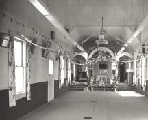 Interior view of the Sikh Temple, 1977; MSA Museum Society, # N1371