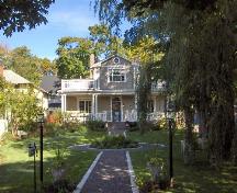 Showing west elevation and treed lot from the street; City of Charlottetown, Natalie Munn, 2005