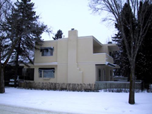 Principal and rear elevations