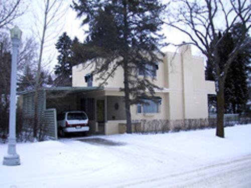 Front entrance and principal elevation