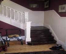View of the main stair in the Margaret Martin Residence; City of Edmonton, 2006