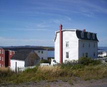 Exterior view of the John Quinton Property, Red Cliffe, NL, showing the post office building to the left and the house to the right, taken September 24, 2006.; HFNL/Dale Jarvis 2006