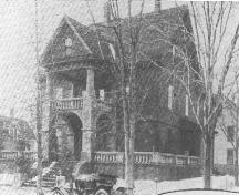 By 1915, F. W. Sumner had already added new architectural features to the original structure.; Moncton Museum