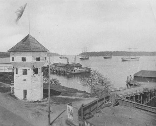 South elevation, ca. 1900
