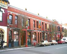 Exterior view of 515-527 1/2 Pandora Avenue, 2006; City of Victoria, Don Luxton and Associates, 2006