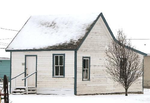 Close up of Beecher House