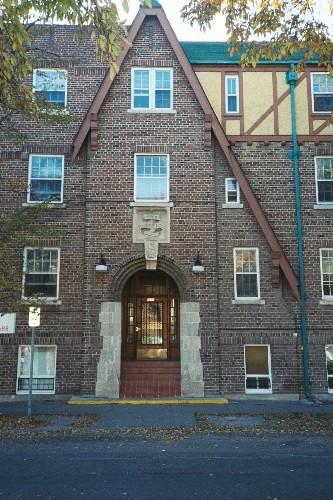 View of 14th Avenue entrance.