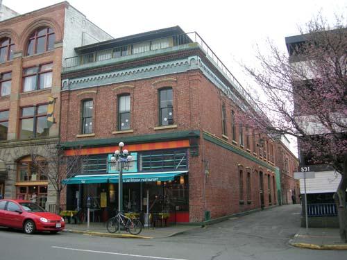 North and west elevations