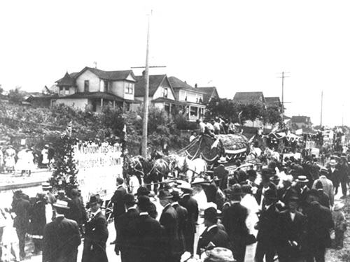 Wright Residence - first house in the row.
