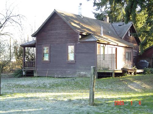 Rear and side elevations