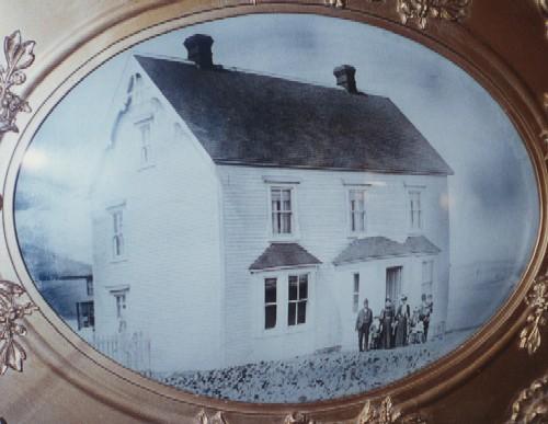 Historic family portrait with H. Tremblett House