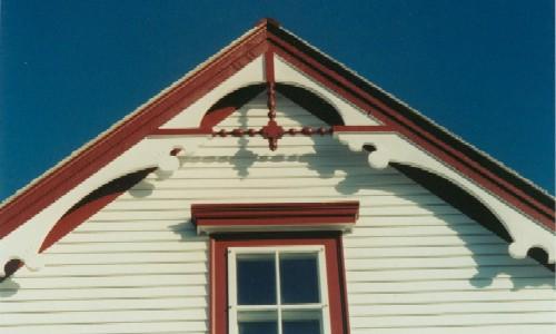 Detail of Henry Tremblett House, Bonavista, NL