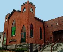 The Tiferes Israel Synagogue - southwest view; Moncton Museum