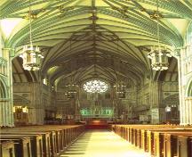 View of the interior of St. Dunstan's Roman Catholic Cathedral/Basilica, 1999.; Parks Canada Agency/Agence Parcs Canada, 1999.