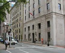 Bank of Nova Scotia front façade.; Heritage Division, NS Dept. of Tourism, Culture and Heritage, 1997.