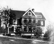 Exterior view of English Corners, 1910; New Westminster Public Library, #2396