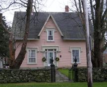 Front (north) elevation of the Rev. John & Sarah Moody House, Yarmouth, NS.; Heritage Division, NS Dept. of Tourism, Culture & Heritage, 2006