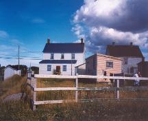 Exterior view of rear facade of Joseph and Selena Templeman House, and outbuildings,  Bonavista, before restorations.; HFNL 2006