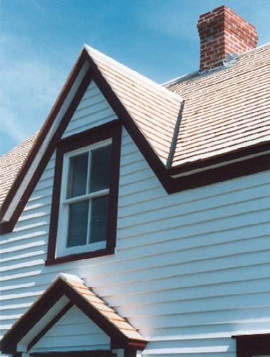 Detail of Lawrence Cottage, Bonavista, NL