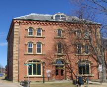 Showing west elevation; City of Charlottetown, Natalie Munn, 2005