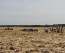 Pré des LeBlanc - vue du marais et des brise-lames; City of Dieppe