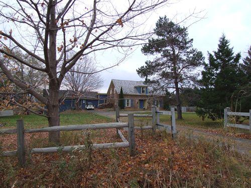 Front and side elevation, summer kitchen, addition